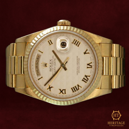 Rolex Day-Date ‘Yellow Gold – Custom Dial’ – Reference 18238 (1989)