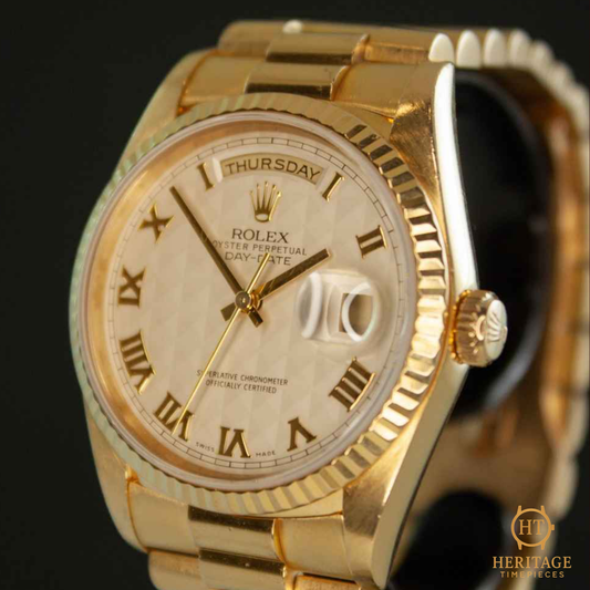 Rolex Day-Date ‘Yellow Gold – Custom Dial’ – Reference 18238 (1989)