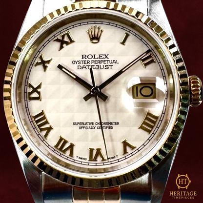 Rolex Datejust 'Ivory Pyramid Dial' - Reference 16233 (c.1980s)