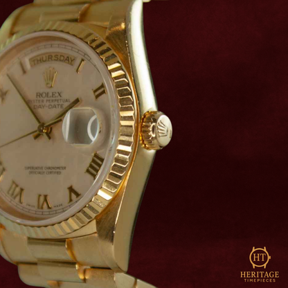 Rolex Day-Date ‘Yellow Gold – Custom Dial’ – Reference 18238 (1989)