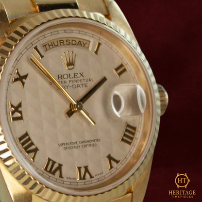Rolex Day-Date ‘Yellow Gold – Custom Dial’ – Reference 18238 (1989)