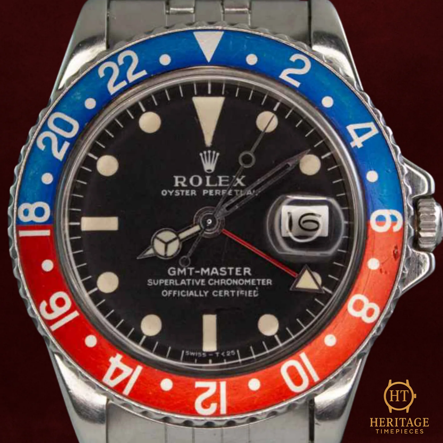 Rolex GMT-Master ‘Pepsi Bezel’ – Reference 1675 (1968) RE