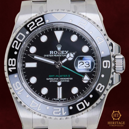 Rolex GMT-Master II “LN” – Reference 116710LN (2019, NOS Full Stickers) ST