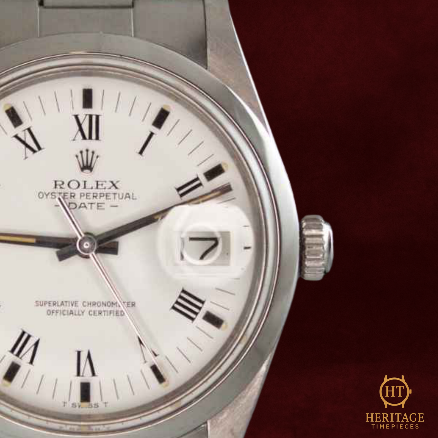 Rolex Date ‘Stainless Steel – White Dial’ – Reference 15000 (1982)