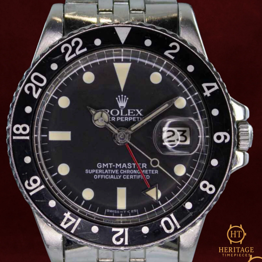 Rolex GMT-Master ’Two-Tone 70s Pilot’s GMT’ – Reference 1675 (1971) RE