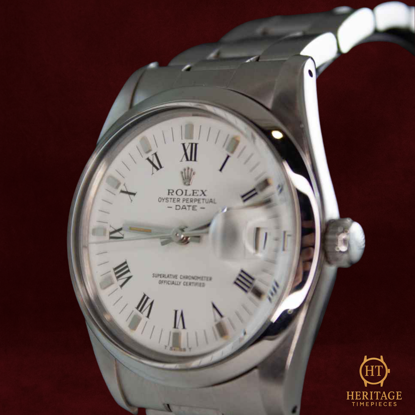 Rolex Date ‘Stainless Steel – White Dial’ – Reference 15000 (1982)