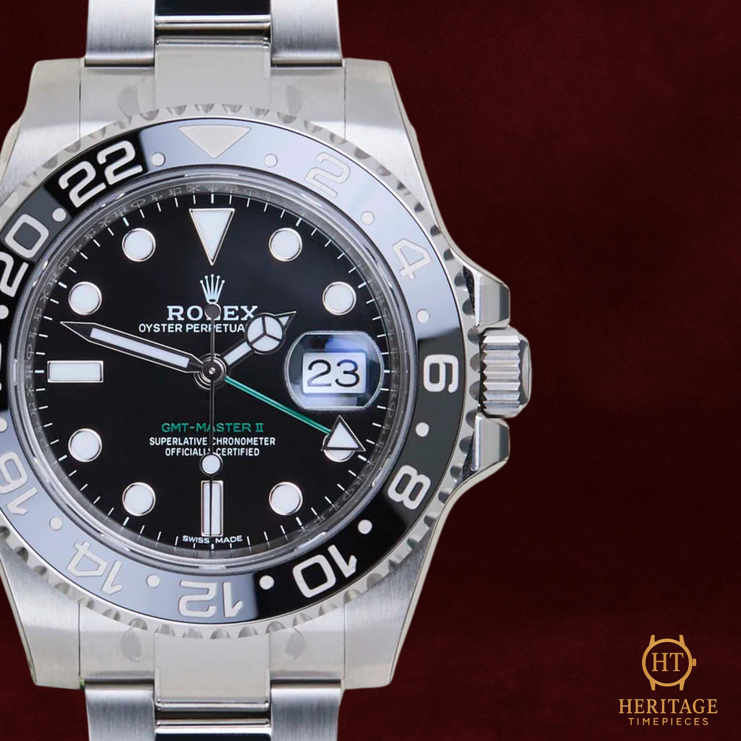 Rolex GMT-Master II “LN” – Reference 116710LN (2019, NOS Full Stickers) ST