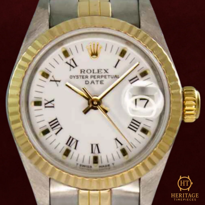 Rolex Lady Datejust ‘White Dial – Steel & Yellow Gold’ – Reference 69173 (1985)