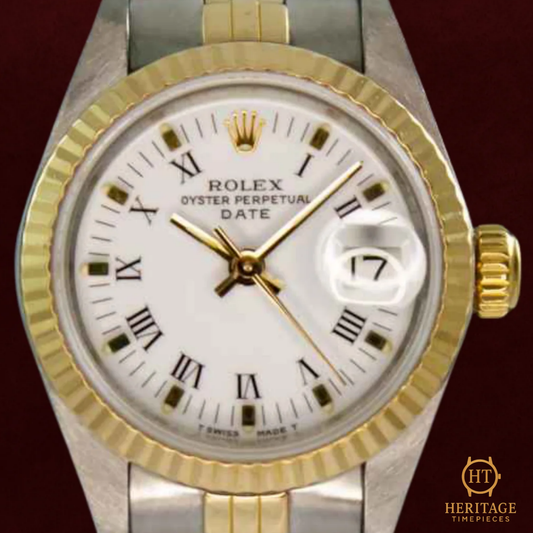 Rolex Lady Datejust ‘White Dial – Steel & Yellow Gold’ – Reference 69173 (1985)