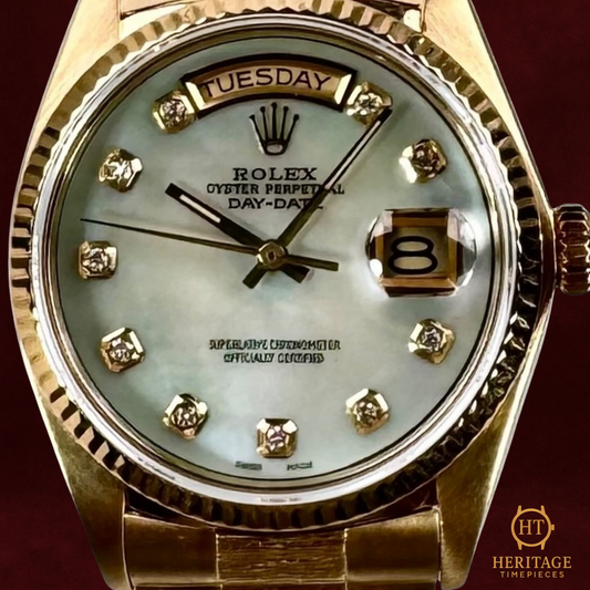 Rolex Day-Date 36 ‘Bark Finish MOP Diamond Dial’ - Reference 18078 (1980)