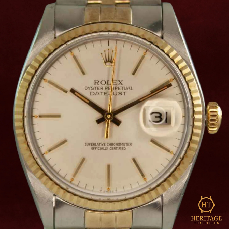 Rolex Datejust 36 ‘Steel & Yellow Gold – Silver Dial’ – Reference 16013 (1978) RE