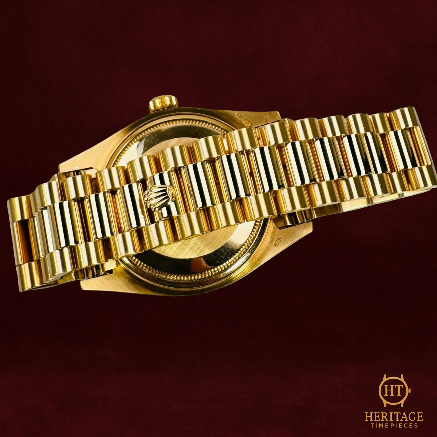 Rolex Day-Date 36 ‘Black Dial, Factory Diamonds’ – Reference 18048