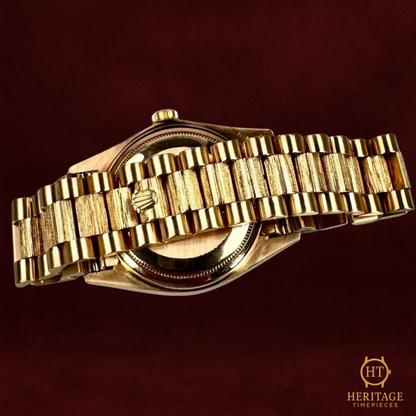 Rolex Day-Date 36 ‘Bark Finish MOP Diamond Dial’ - Reference 18078 (1980)