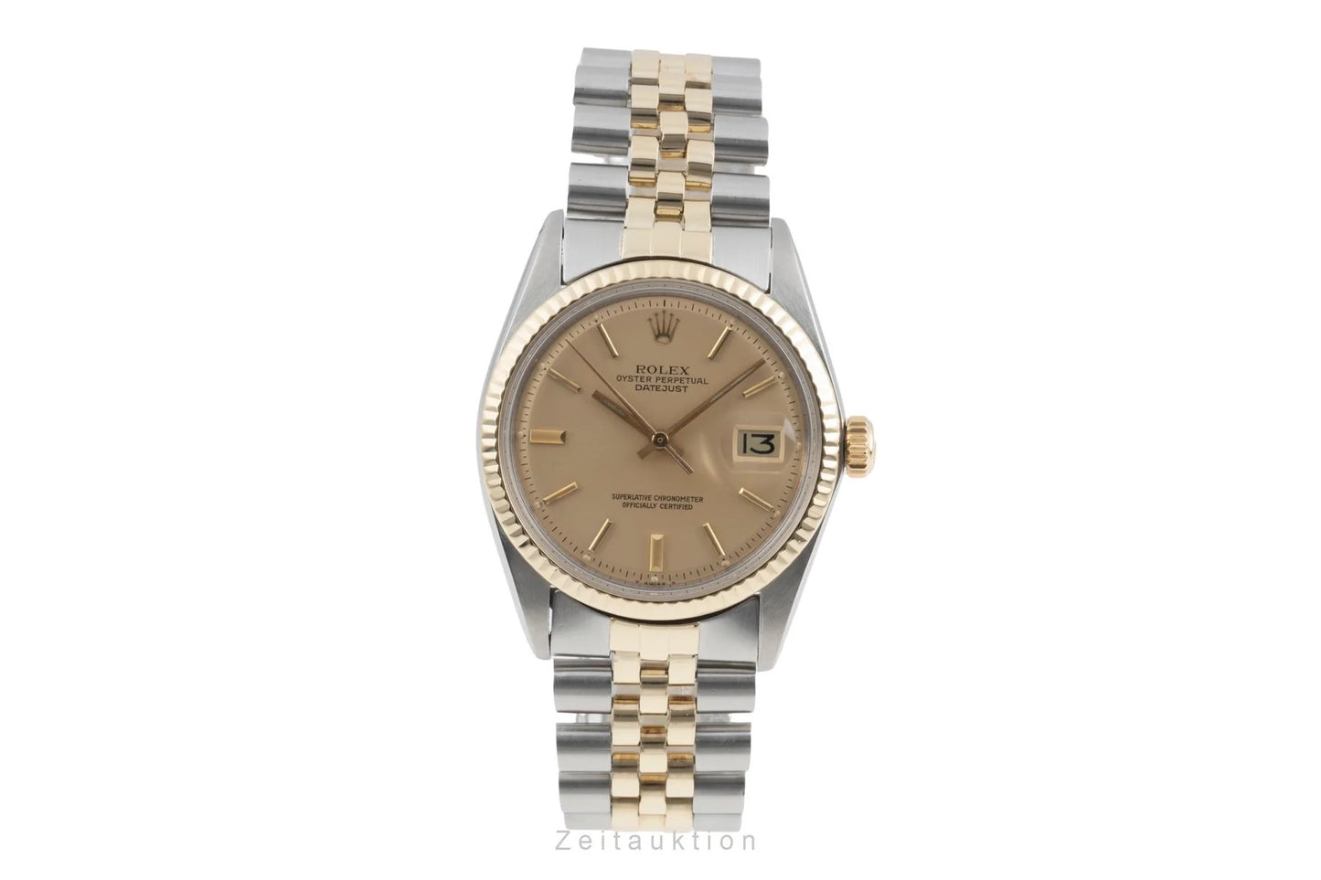Rolex Datejust 1601 – Steel & Gold (1977, Wempe Hamburg Papers)