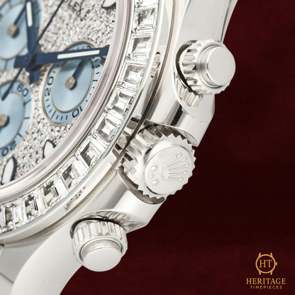 Rolex Daytona ‘Platinum Diamond Bezel – Ice Blue Dial’ – Reference 116576TBR (2017)