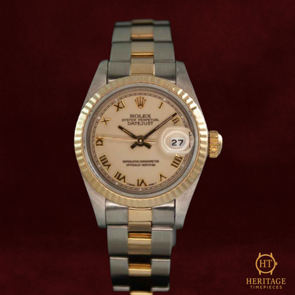 Rolex Lady-Datejust ‘Steel & Yellow Gold – Custom Dial’ – Reference 69173 (1989)