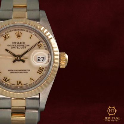 Rolex Lady-Datejust ‘Steel & Yellow Gold – Custom Dial’ – Reference 69173 (1989)