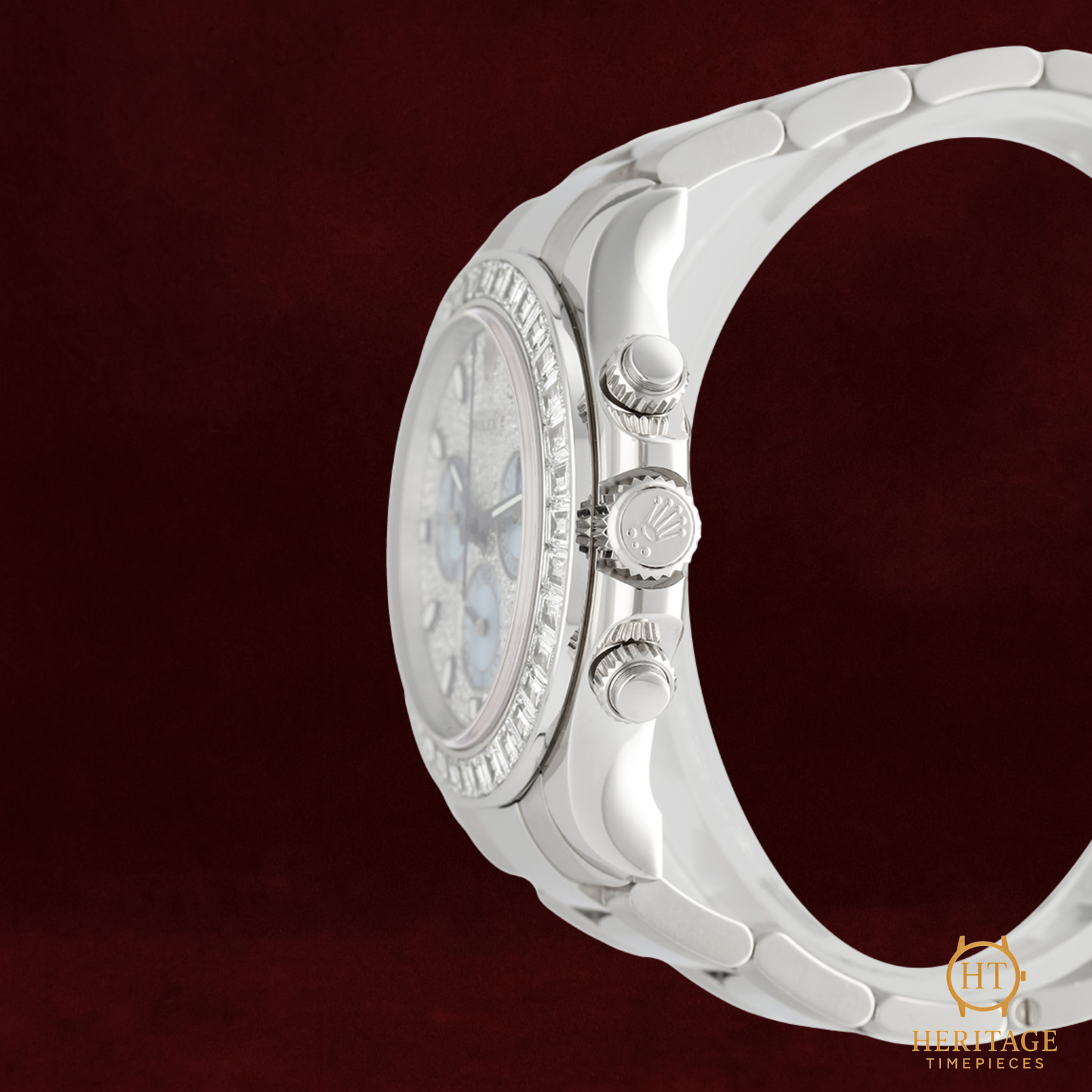 Rolex Daytona ‘Platinum Diamond Bezel – Ice Blue Dial’ – Reference 116576TBR (2017)