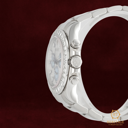 Rolex Daytona ‘Platinum Diamond Bezel – Ice Blue Dial’ – Reference 116576TBR (2017)