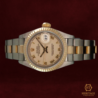 Rolex Lady-Datejust ‘Steel & Yellow Gold – Custom Dial’ – Reference 69173 (1989)