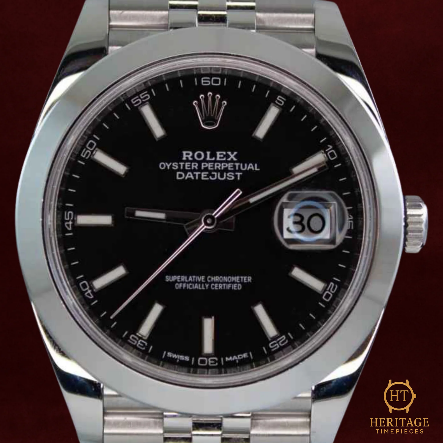 Rolex Datejust 41 ‘Black Dial – Stainless Steel’ – Reference 126300 (2020)