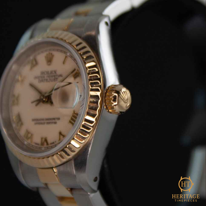 Rolex Lady-Datejust ‘Steel & Yellow Gold – Custom Dial’ – Reference 69173 (1989)