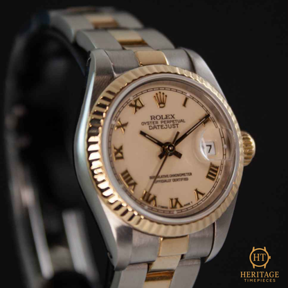 Rolex Lady-Datejust ‘Steel & Yellow Gold – Custom Dial’ – Reference 69173 (1989)