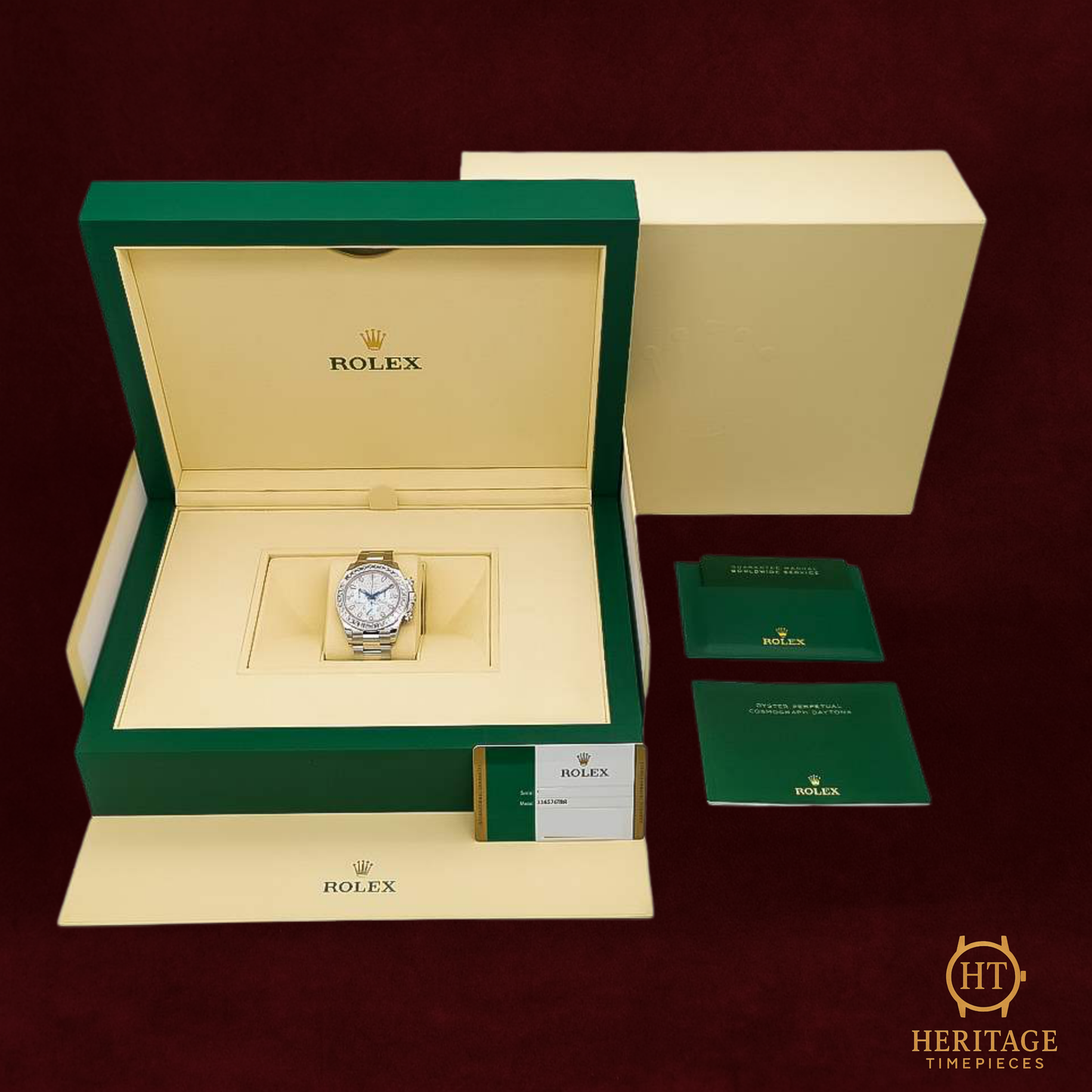 Rolex Daytona ‘Platinum Diamond Bezel – Ice Blue Dial’ – Reference 116576TBR (2017)