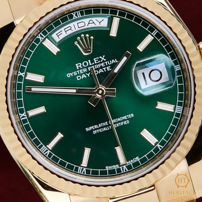 Rolex Day-Date 36 'Green Dial - President' - Reference 118238 (2018)