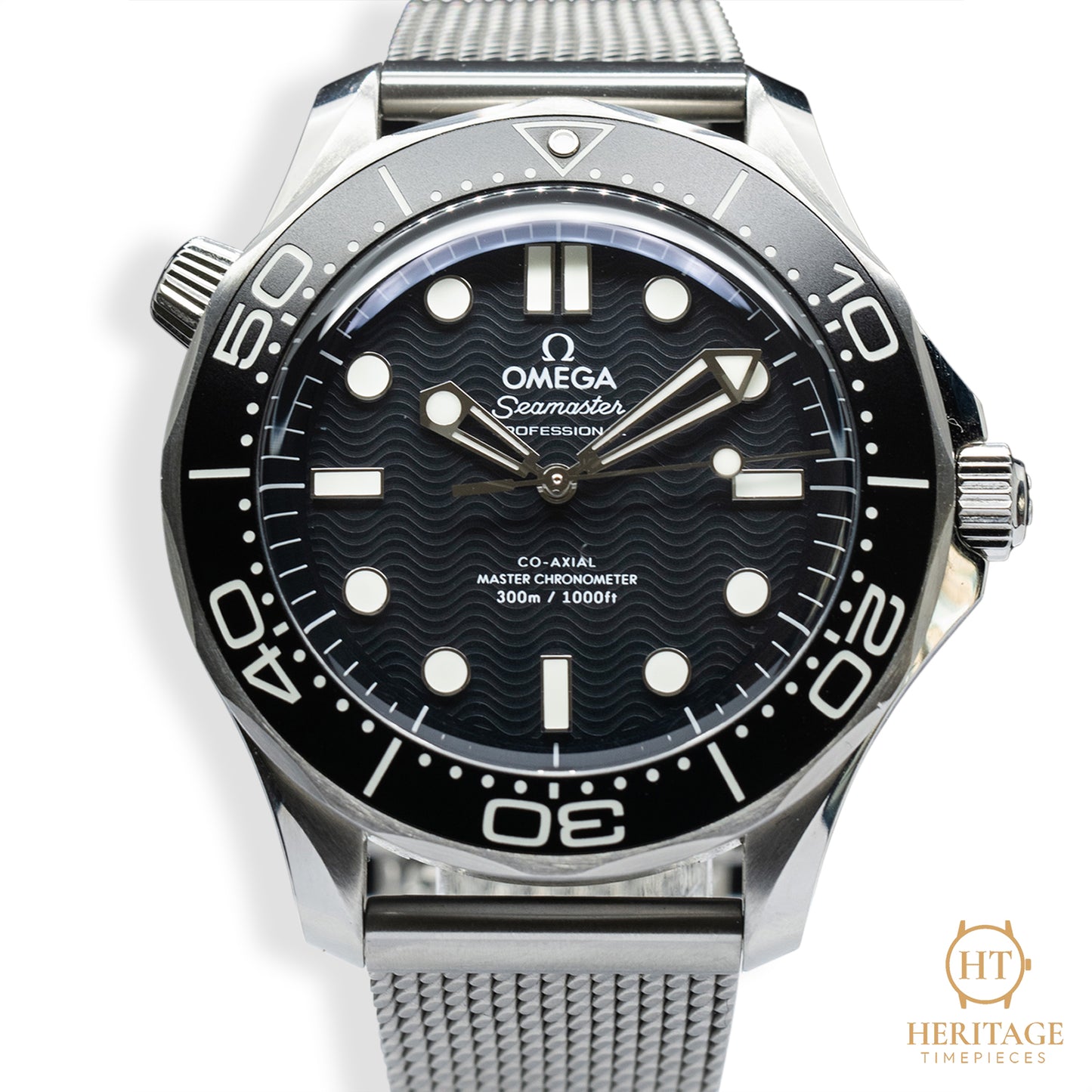 Omega Seamaster Diver 300M - 'No date' black dial HE