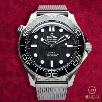 Omega Seamaster Diver 300M - 'No date' black dial HE