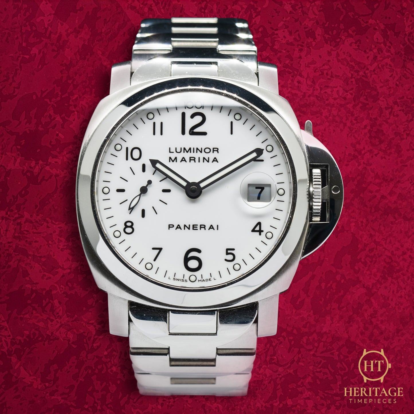Panerai Luminor Marina PAM00049 White dial 40mm HE