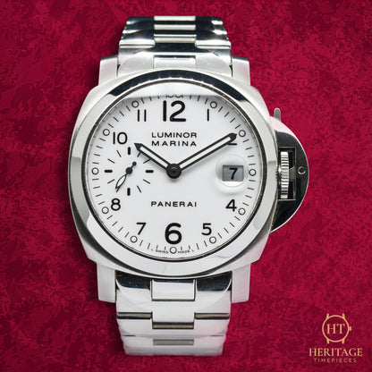 Panerai Luminor Marina PAM00049 White dial 40mm HE
