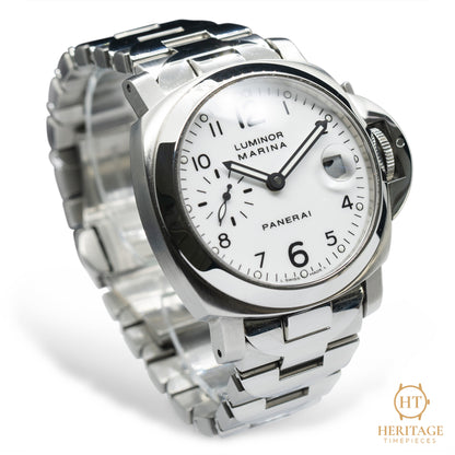 Panerai Luminor Marina PAM00049 White dial 40mm HE
