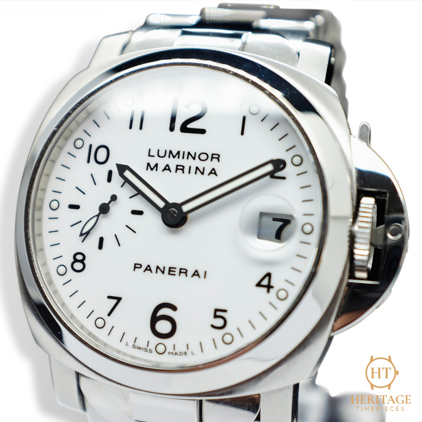 Panerai Luminor Marina PAM00049 White dial 40mm HE