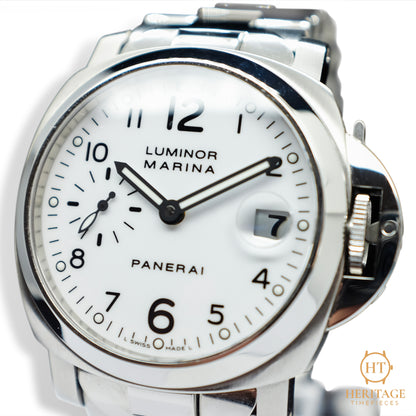 Panerai Luminor Marina PAM00049 White dial 40mm HE