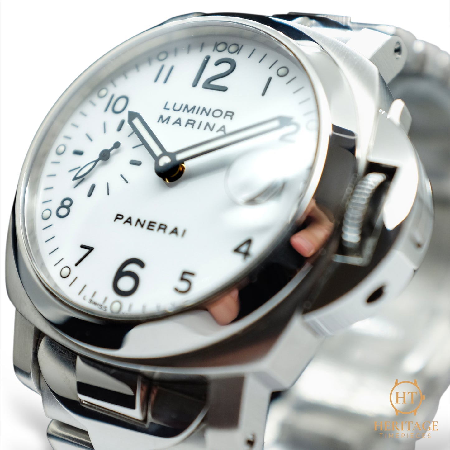 Panerai Luminor Marina PAM00049 White dial 40mm HE