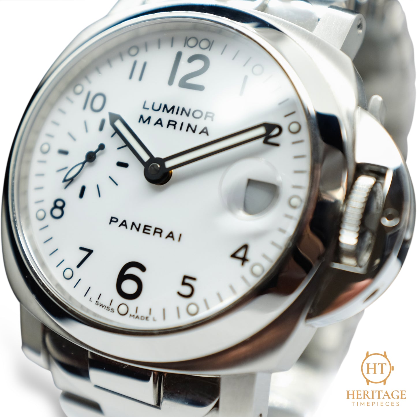Panerai Luminor Marina PAM00049 White dial 40mm HE