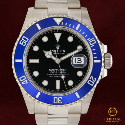 Rolex Submariner Date 41 'White Gold' “Smurf” – Reference 126619LB (2021) TA