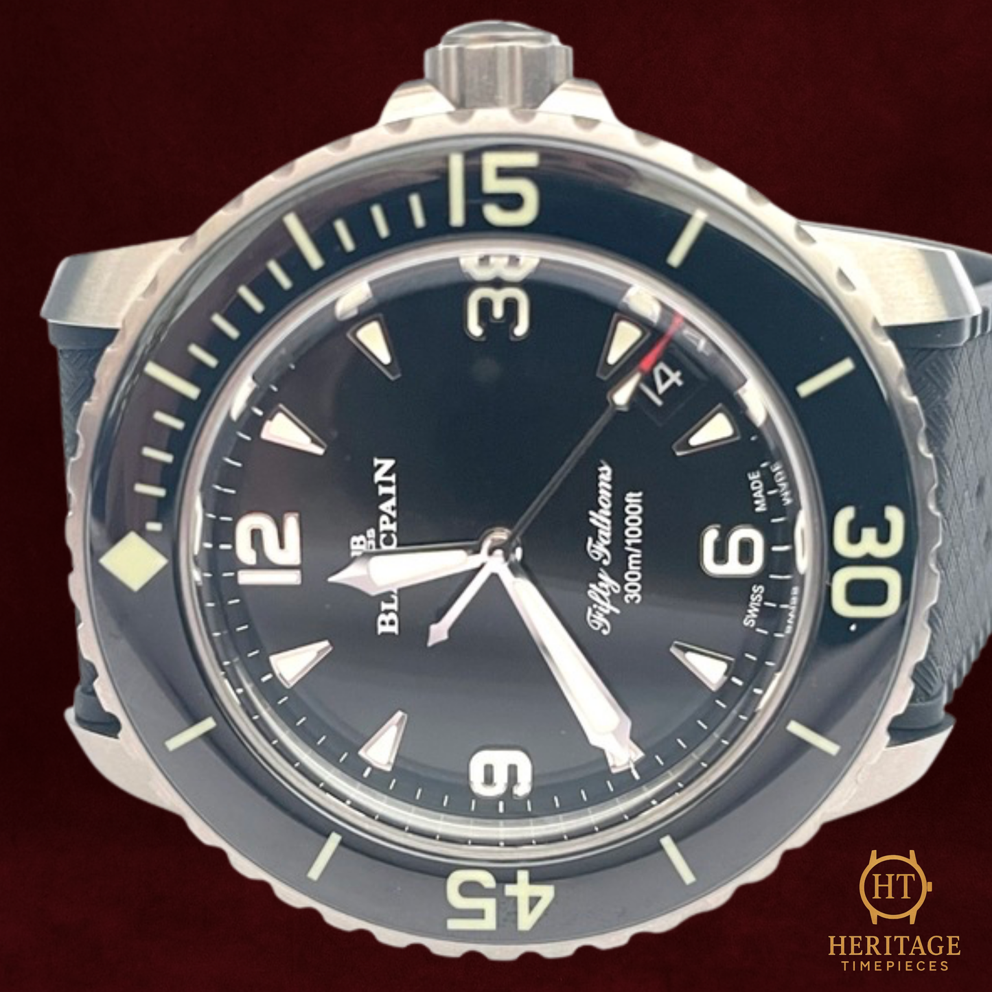 Blancpain Fifty Fathoms Bathyscaphe “Black Dial” – Reference 5010-12B30-B64A (2024) TE