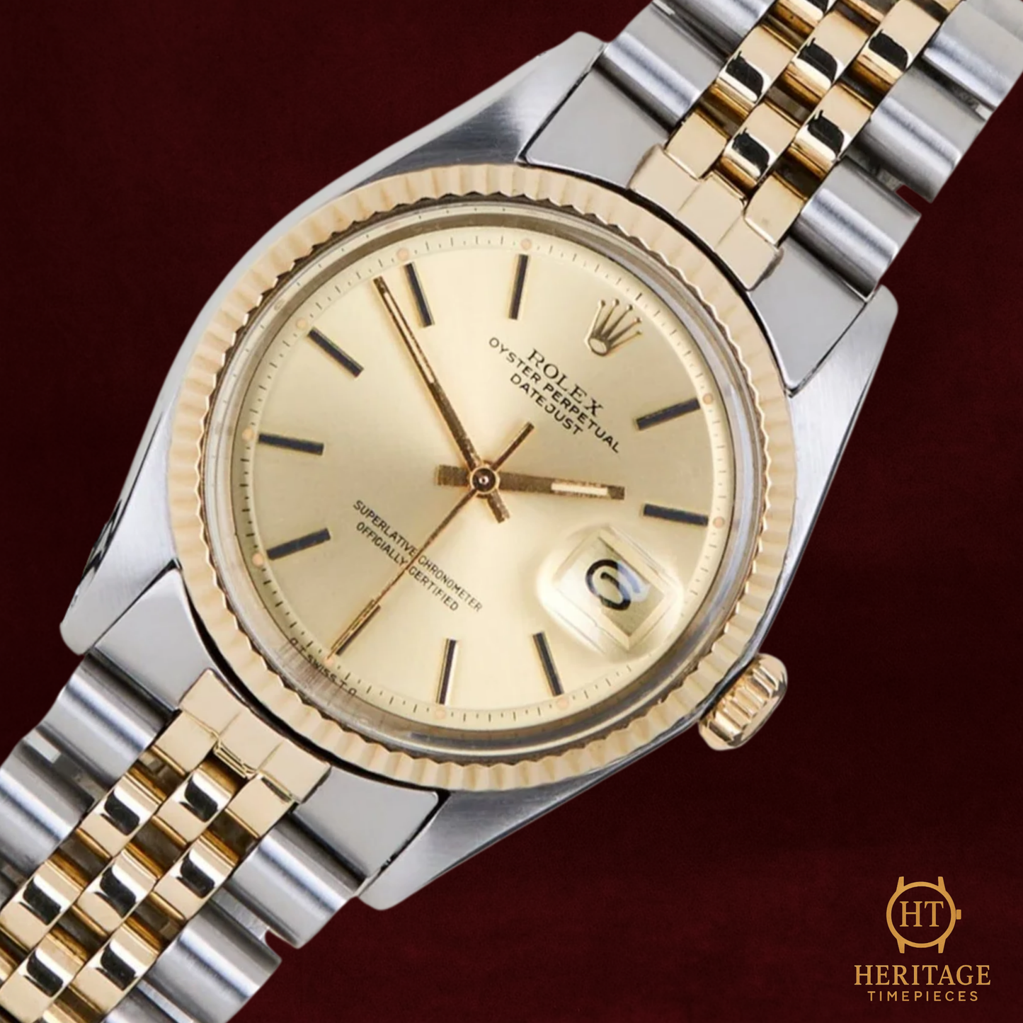 Rolex Datejust 36 'Champagne Dial - Jubilee' - Reference 1601 (1974)