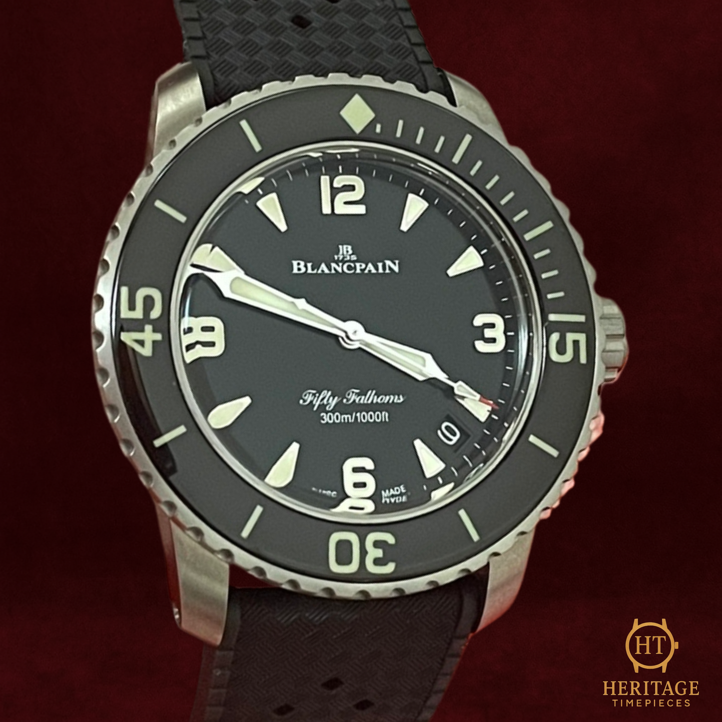 Blancpain Fifty Fathoms Bathyscaphe “Black Dial” – Reference 5010-12B30-B64A (2024) TE