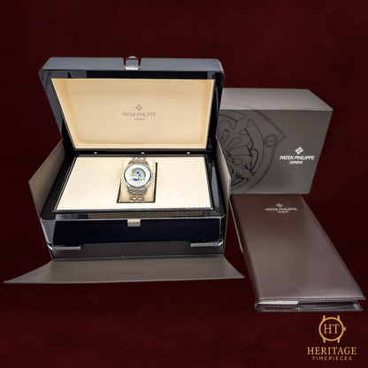 Patek Philippe World Time 5131/1P-001 ‘Platinum Cloisonné Enamel Dial’ (2019)