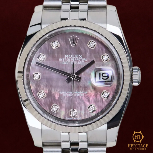 Rolex Datejust 36 ‘Tahitian Mother of Pearl Diamond Dial, Jubilee’ – Reference 116234 (2019)