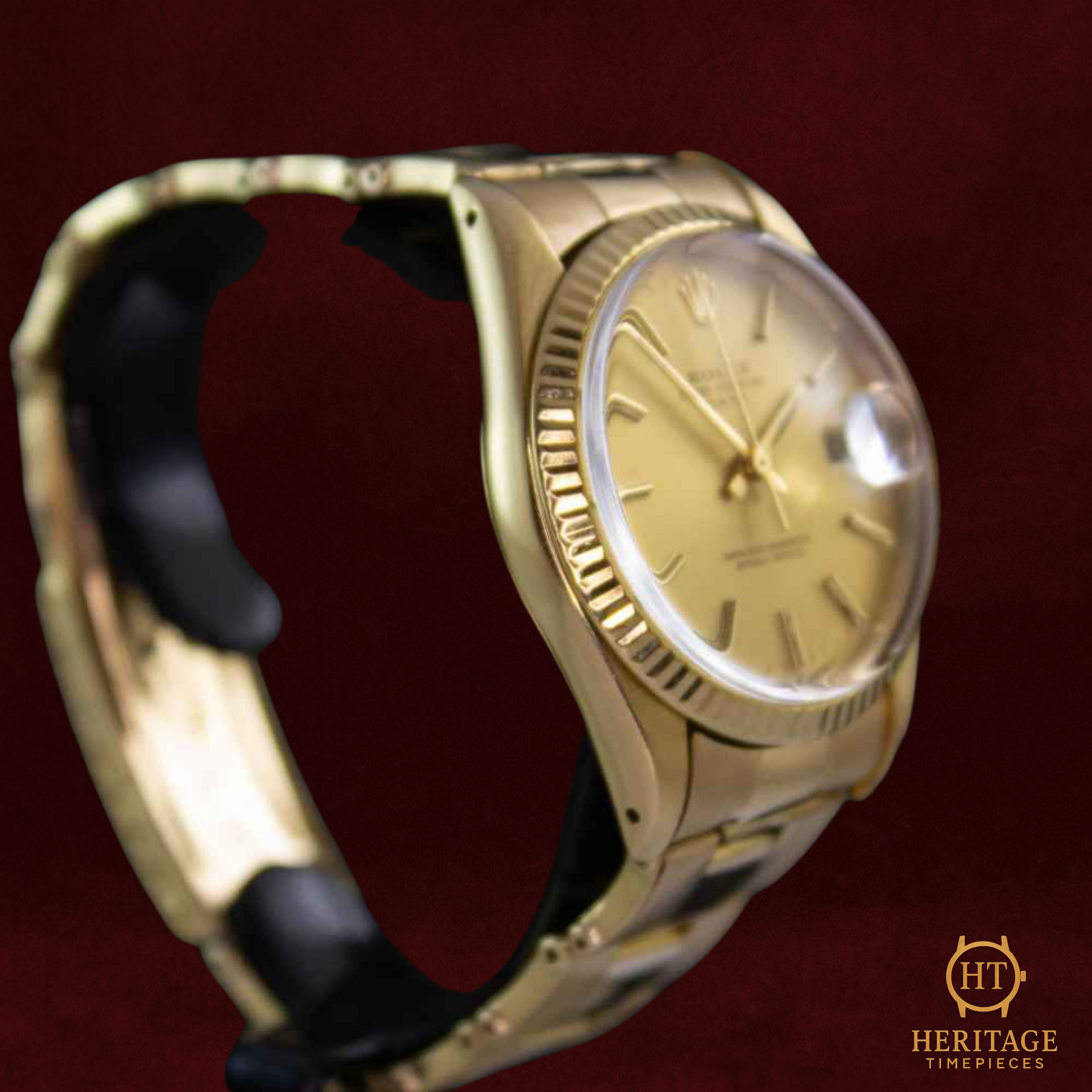 Rolex Date ’18K Yellow Gold Sunburst Classic’ – Reference 15038 (1981)