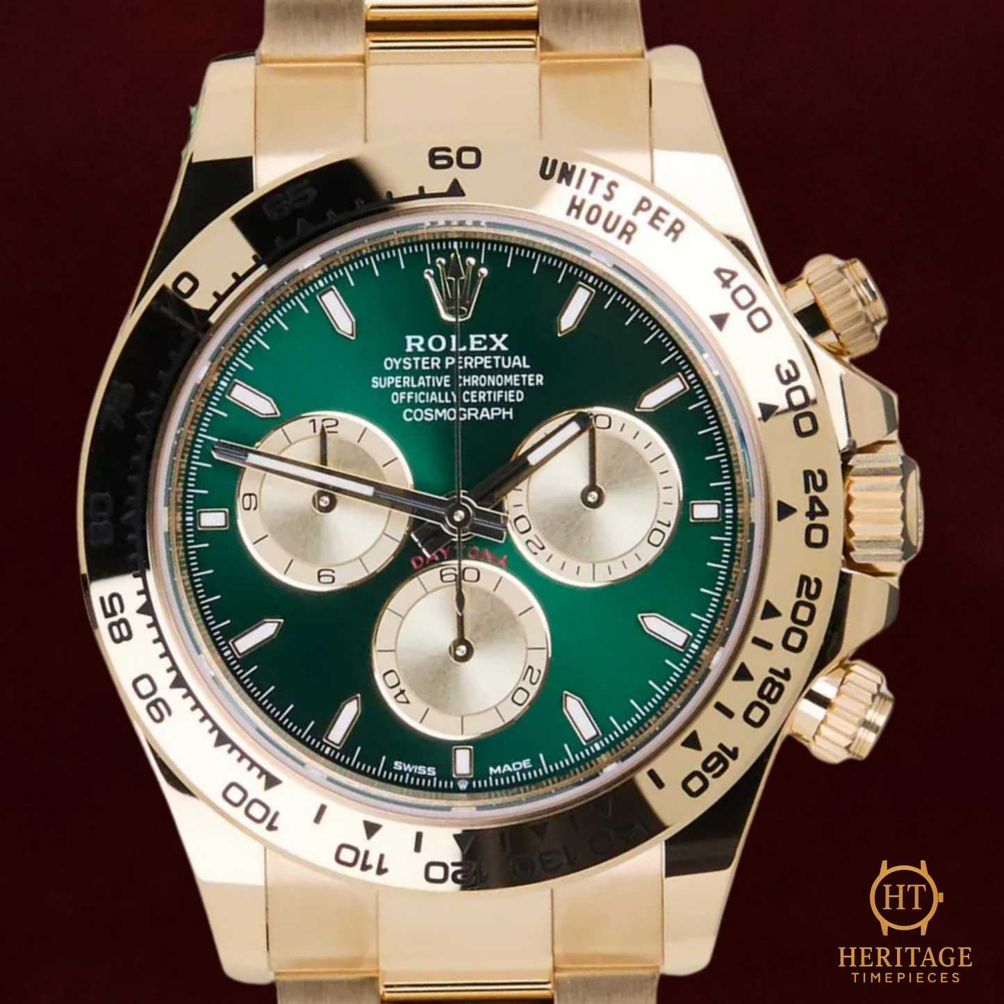 Rolex Cosmograph Daytona ‘Green Dial – Yellow Gold’ – Reference 126508 (2025)