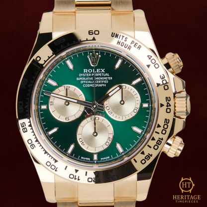 Rolex Cosmograph Daytona ‘Green Dial – Yellow Gold’ – Reference 126508 (2025)