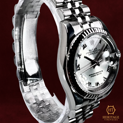 Rolex Lady-Datejust 26 ‘Rhodium Roman Dial’ - Reference 179174 (2008)
