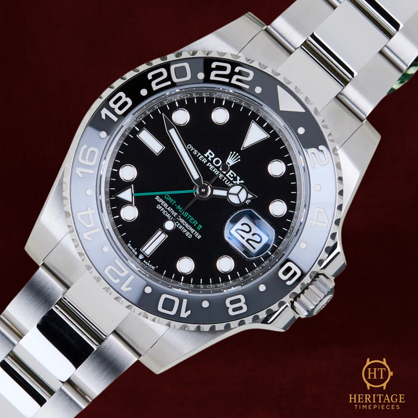 Rolex GMT-Master II 'Bruce Wayne - Oyster' - Reference 126710GRNR (2025)