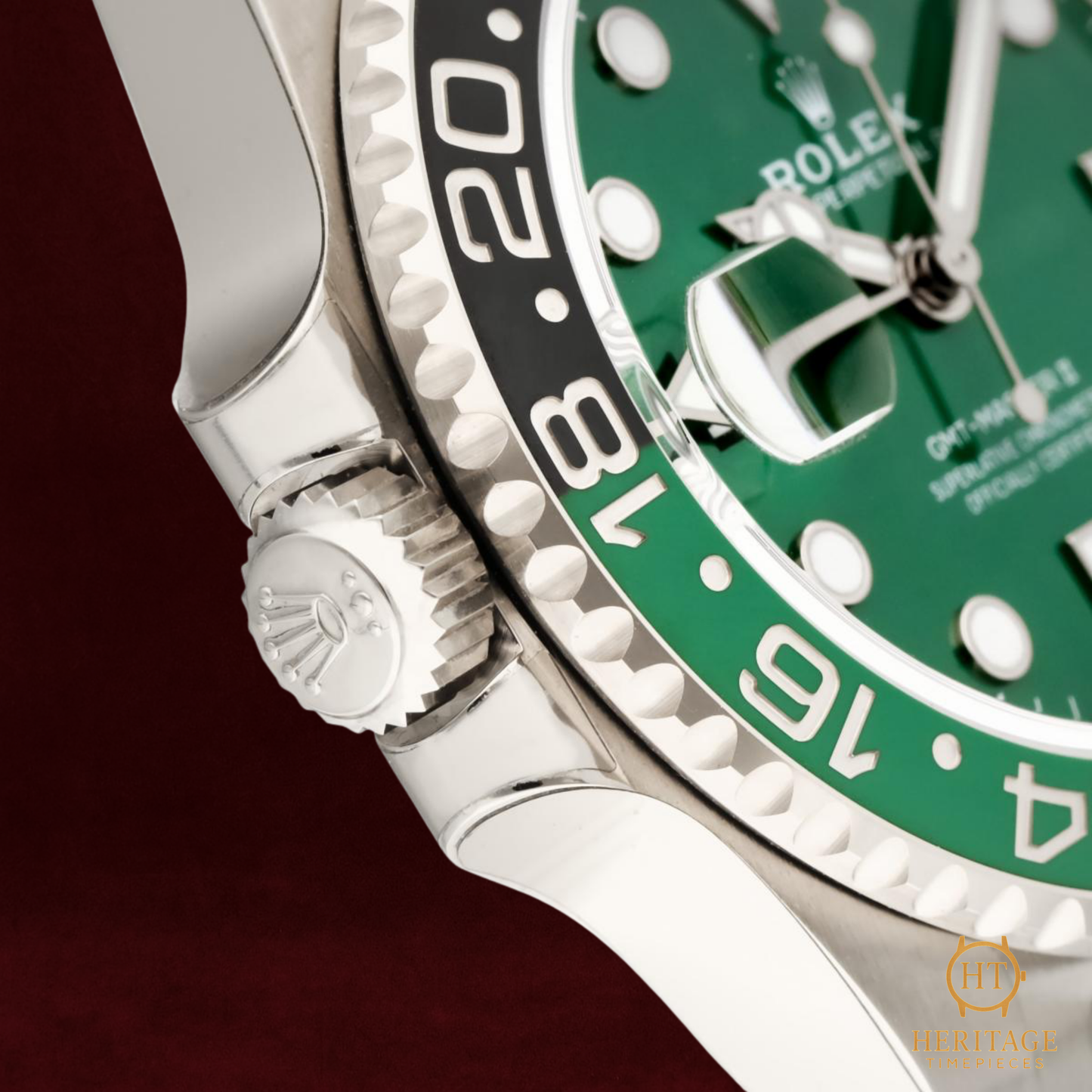 Rolex GMT-Master II ’White Gold Left-Handed Green Dial Cerachrom’ – Reference 126729VTNR (2025)